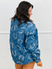 Denim Multi Quilted Horseshoe Print Jacket (Reg.)