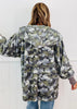 Grey Camo Oversized Hoodie Coat (One Size)