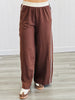 Chocolate French Terry Pants (Reg & Plus)