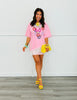 Light Pink Deer Print Mini Skort (Reg.)