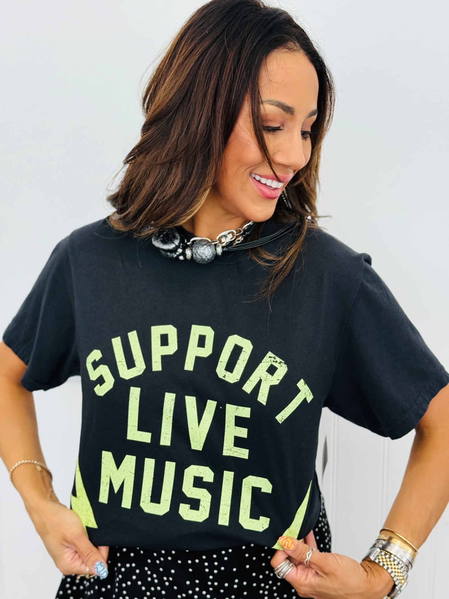 Support Live Music Tee (Reg. and Plus)