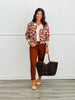 Rustic Leopard Print Button Up Cardigan (Reg.)