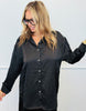 Black Lace Pearl Button Down Top & Maxi Skirt (Reg.)
