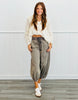 Acid Washed Bubble Pants (Reg. and Plus) - 2 Colors
