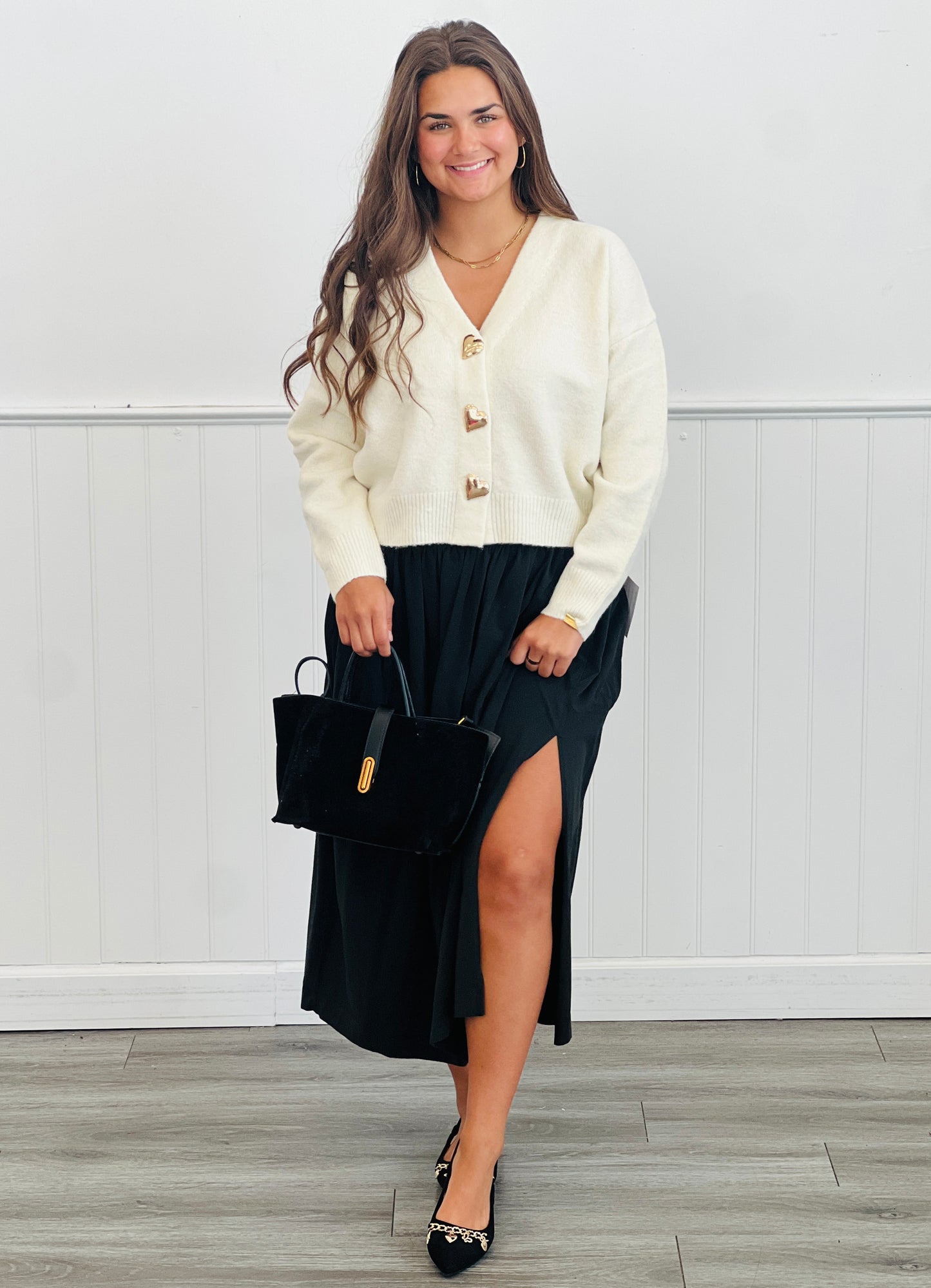 Curve Appeal Midi Skirt (Reg.)-2 Colors