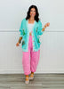 Spruce Trees Relaxed Cardigan (Reg. and Plus)