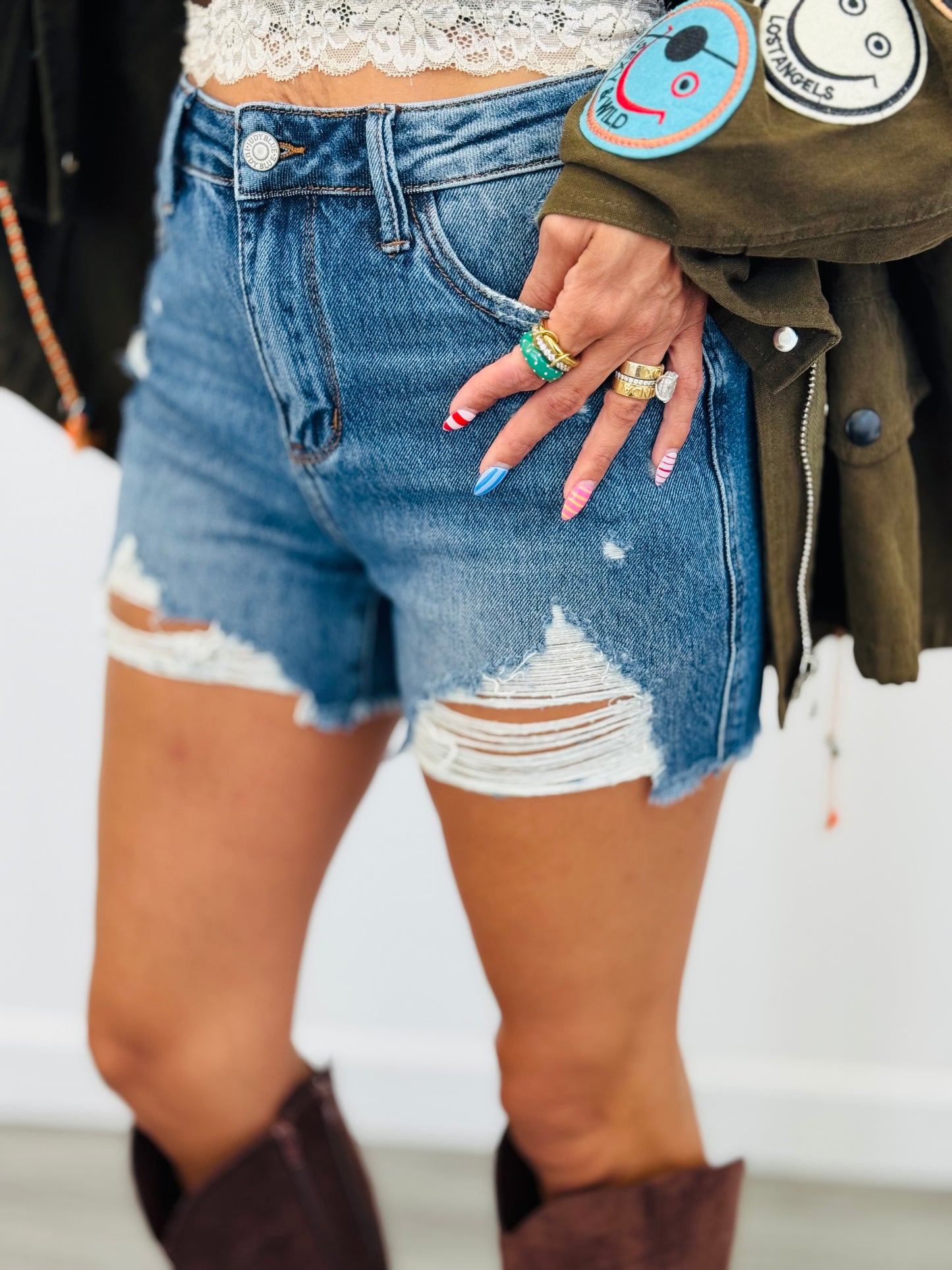 Judy Blue You Are Magic Rigid Shorts (Reg. and Plus)