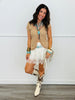 Ivory Lace Ruffle Mini Skirt (Reg. and Plus)
