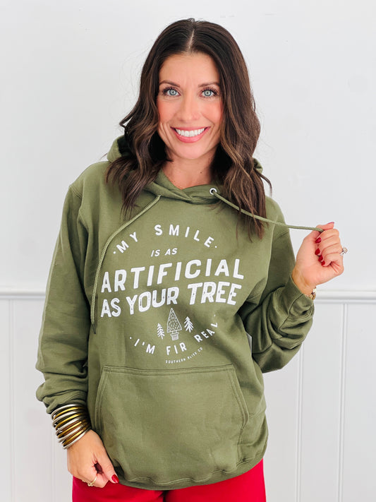 Fir Real Hooded Sweatshirt (Reg. and Plus)