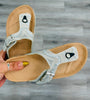 Silver Wanderlust Buckle Sandals