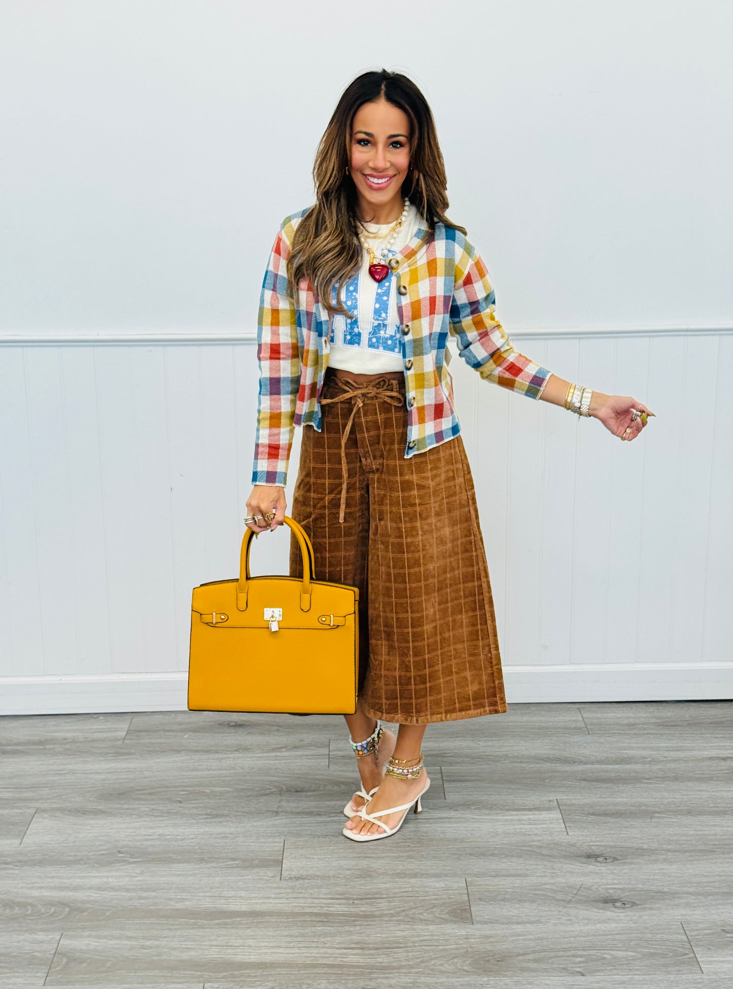 Rust Multi Sweater Cardigan (Reg.)