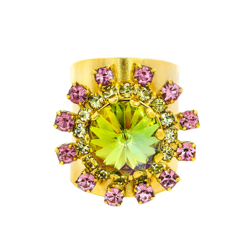 TOVA - The Blaire Ring in Peridot Glimmer
