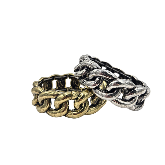 Antique Chain Stretch Bracelet (2 colors)