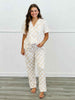 Natural Checks Button Down PJ Pant Set (Reg. & Plus)