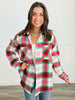 Red/Green Plaid Shacket (Reg & Plus)