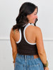 Contrast Trim Racer Back Active Tank (Reg.)-3 Colors