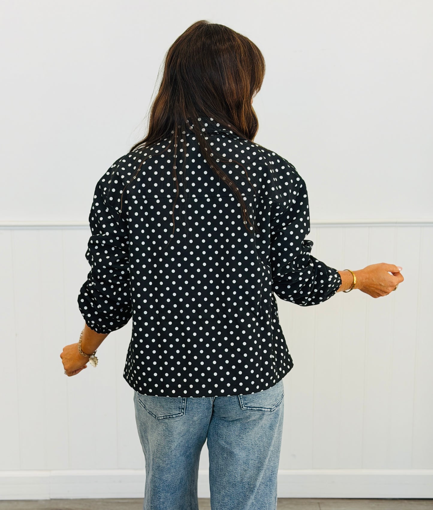 Black/White Polka Dot Jacket (Reg.)