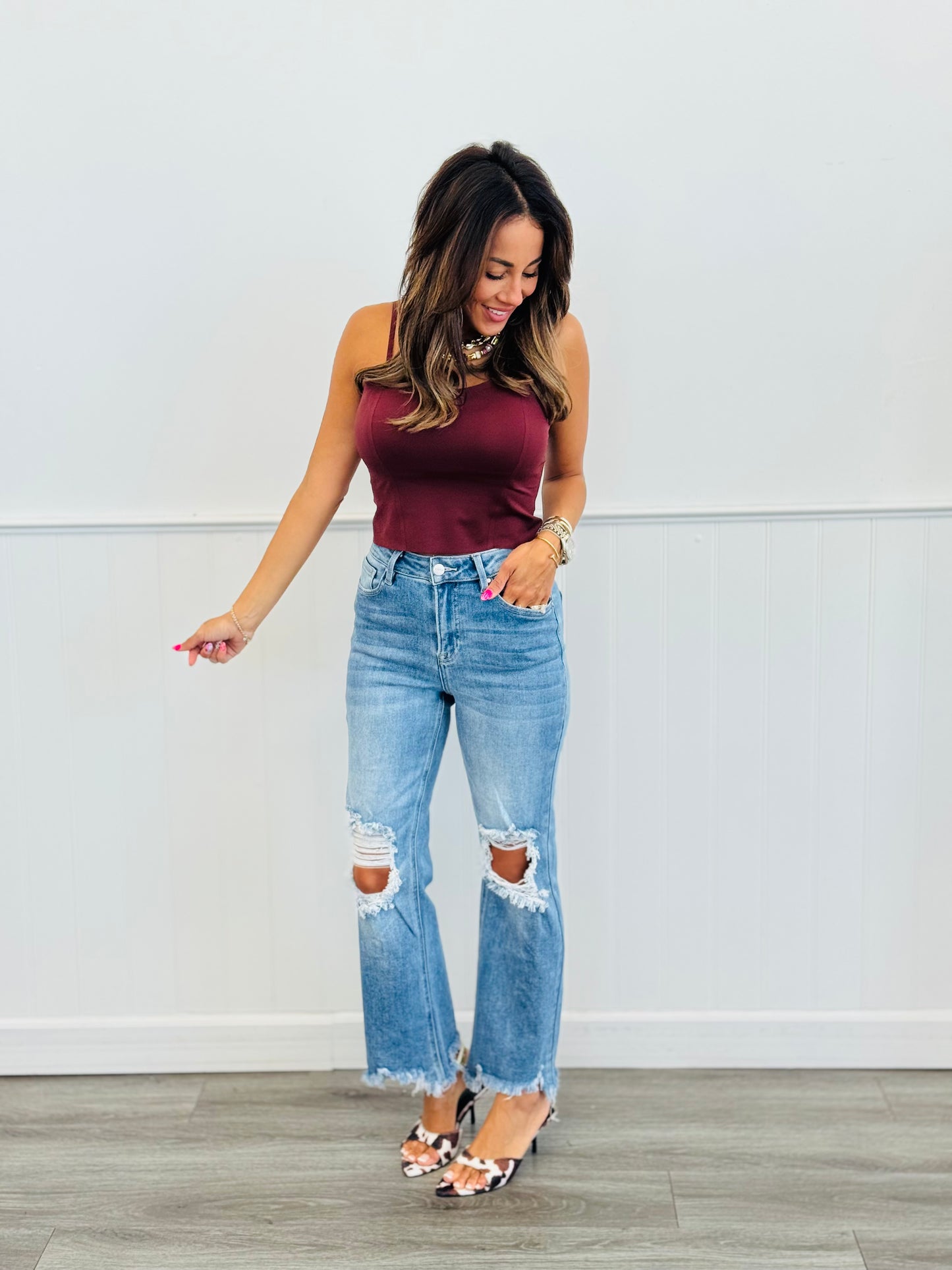 Risen Medium Ready For Anything Crop Jeans (Reg & Plus)