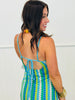 Green Semi Sheer Crochet Maxi Dress (Reg.)
