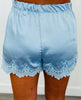 Light Blue Lace Trim Shorts (Reg.)