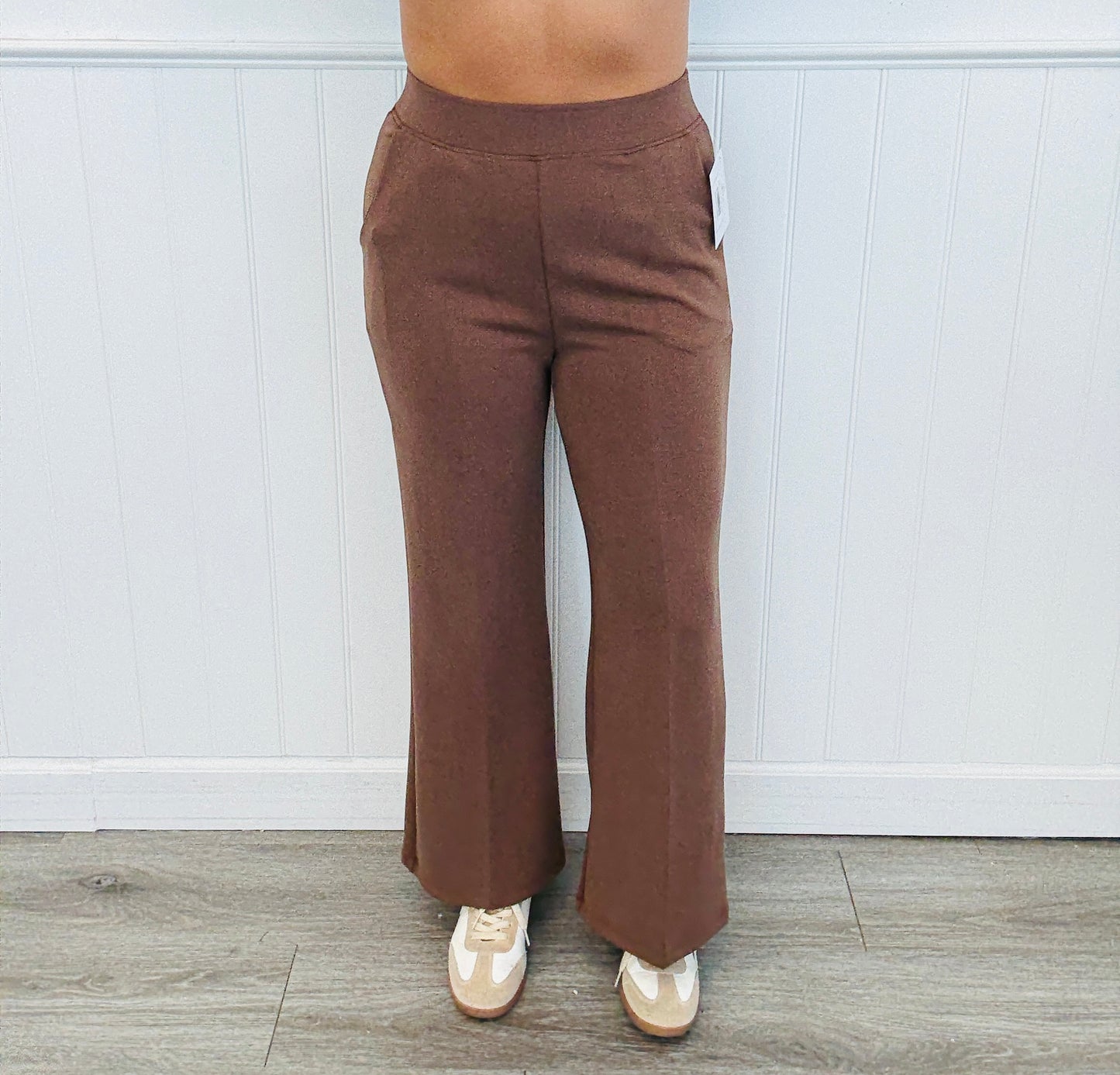 Mocha Soft Cropped Pants (Reg. and Plus)