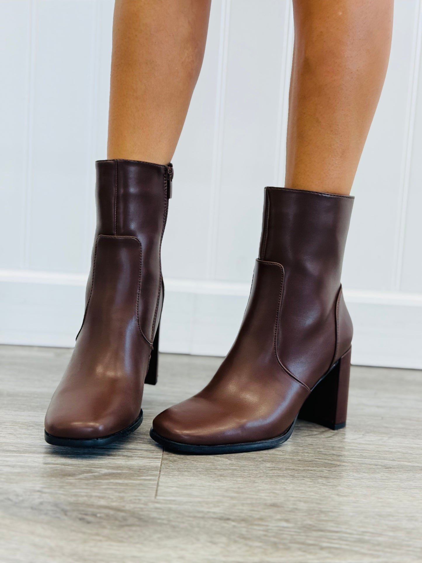 Brown Leave Her Wild Booties