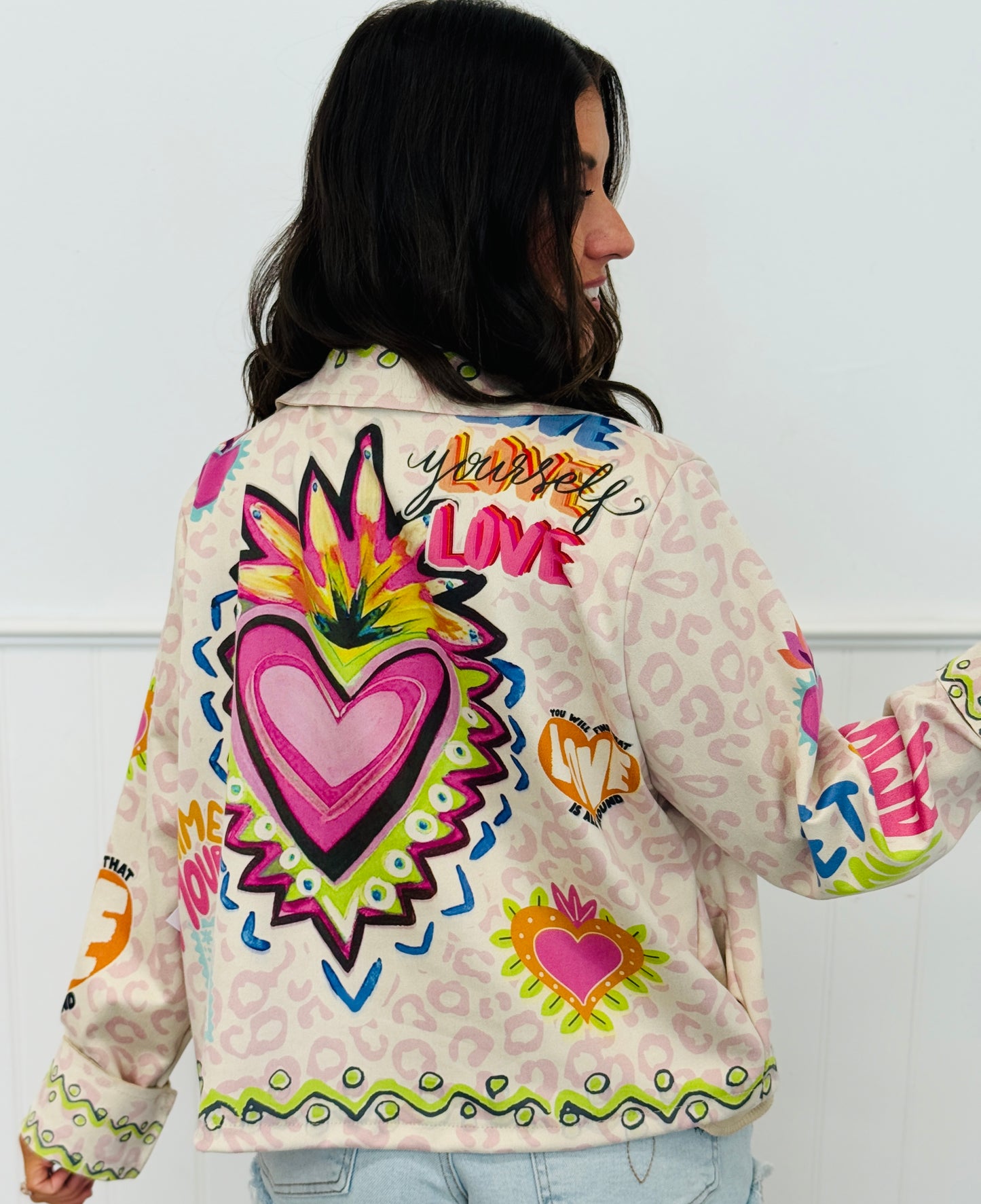 Leopard Love Moto Jacket (One Size)