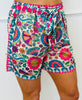 Bloom Boom Button Up Top & Shorts Set (One Size)