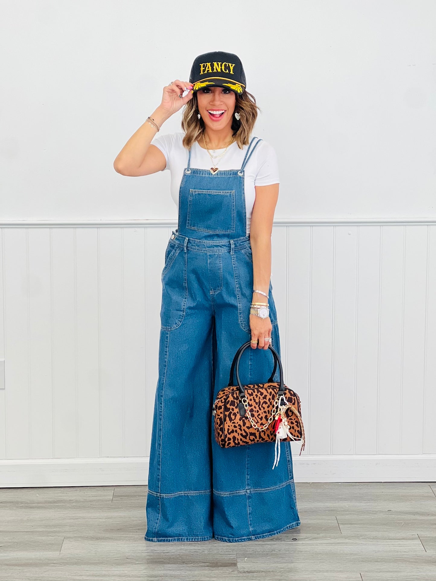 Medium Wash Denim Overalls (Reg & Plus)