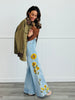 Oli & Hali Sunflower Embroidered Pants (Reg.)