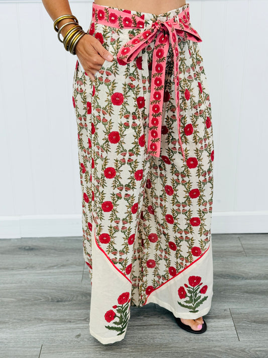 POL Cream Multi Floral Pants (Reg.)