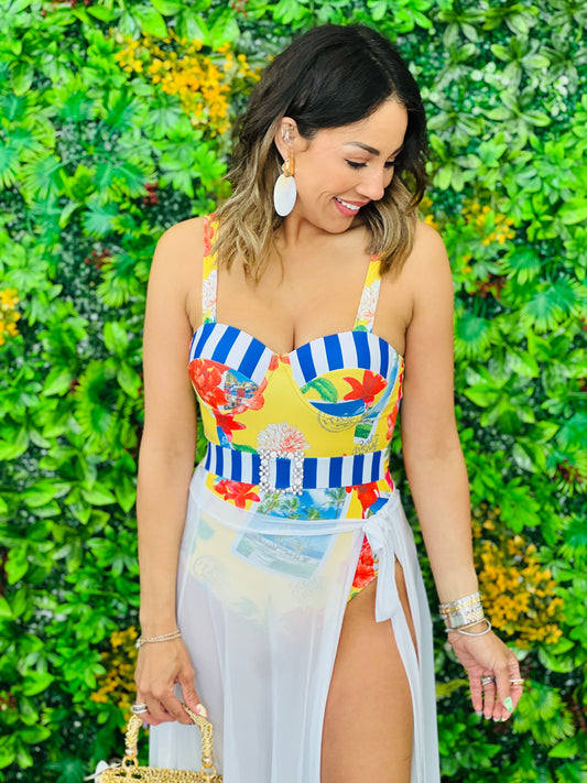 Travel The World One Piece Swimsuit (Reg.)