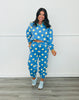 Blue/Yellow Polka Dot Sweatshirt (Reg.)
