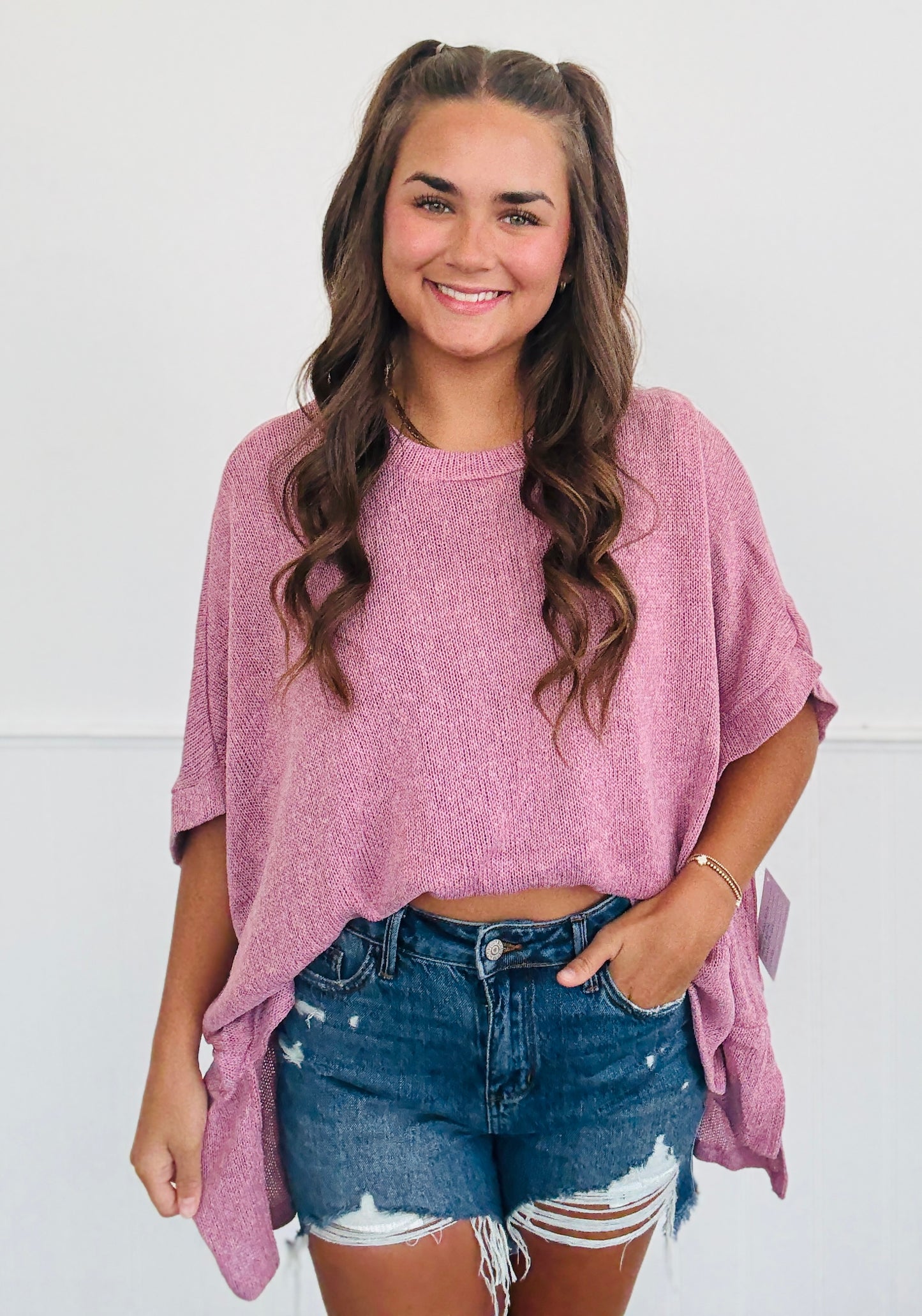 Dear Scarlett Flowy Fit Poncho Top (Reg. and Plus) - 5 Colors
