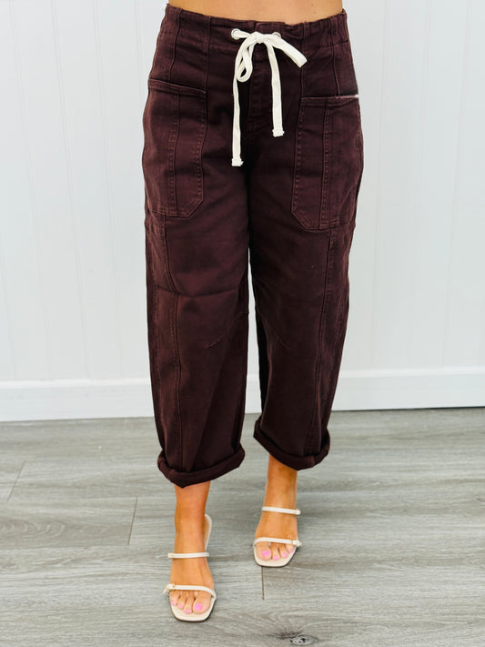 Risen Choco Charm Barrel Jeans (Reg & Plus)