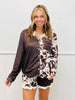 Cowhide Couture Ruffle Pajama Set (Reg. and Plus)