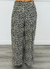 Wide Leg Leopard Drawstring Pants (Reg.)