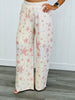 Beige Pink Star Lace Wide Leg Pants (Reg. & Plus)