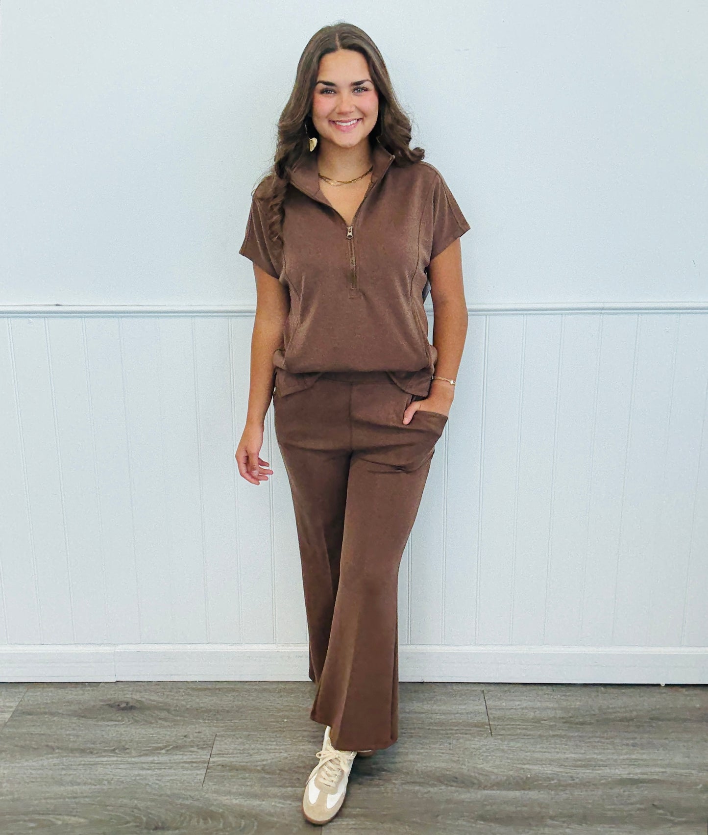 Mocha Soft Cropped Pants (Reg. and Plus)