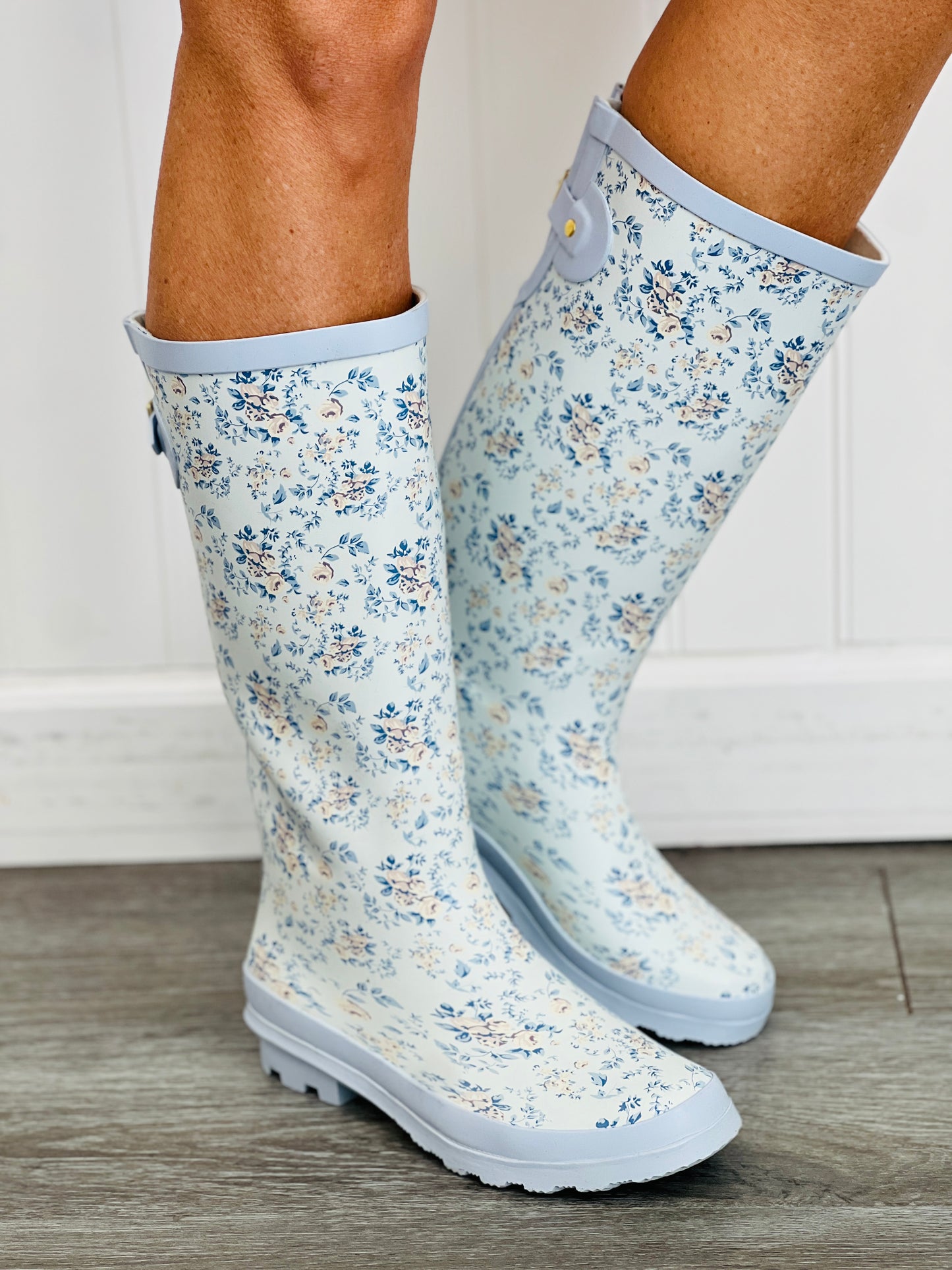 Blue Dancing In The Rain Boots