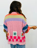 POL Rose Multi Granny Squares Sweater Cardigan (Reg.)