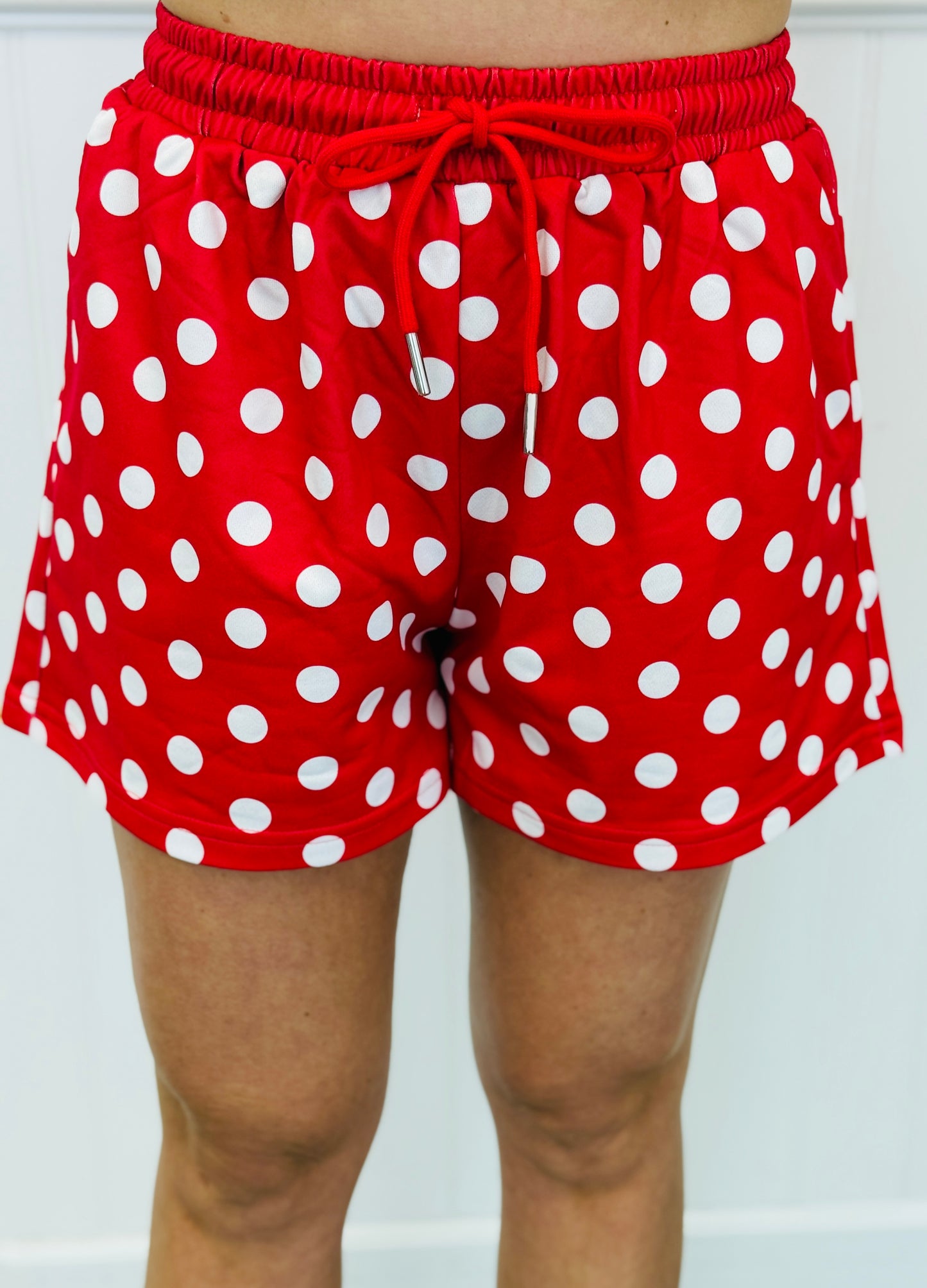 Red/Ivory Polka Dot Top & Shorts Set (Reg.)