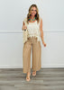 Sand Wide Leg Pants (Reg. and Plus)