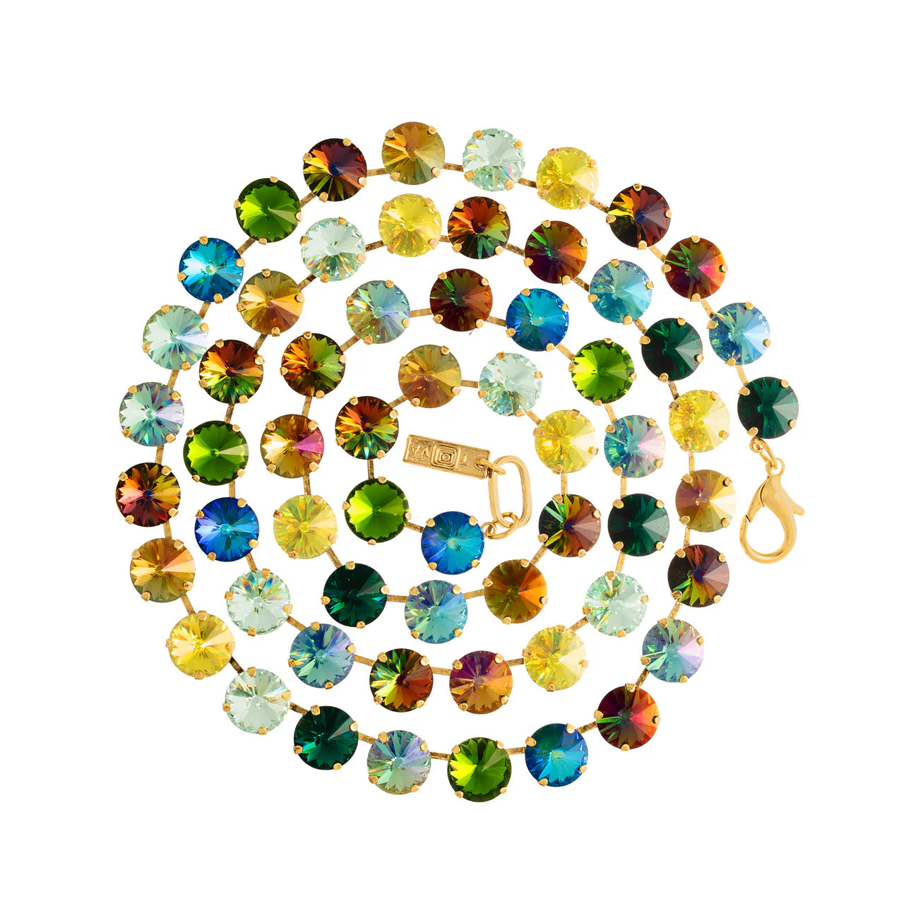 TOVA - The Celia Necklace - Green Mix