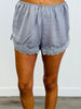 Lace Trim Shorts (Reg.) - 2 Colors