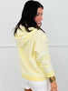 Gigi Zip-Up Butter Striped Zip Up Hoodie Jacket (Reg.)