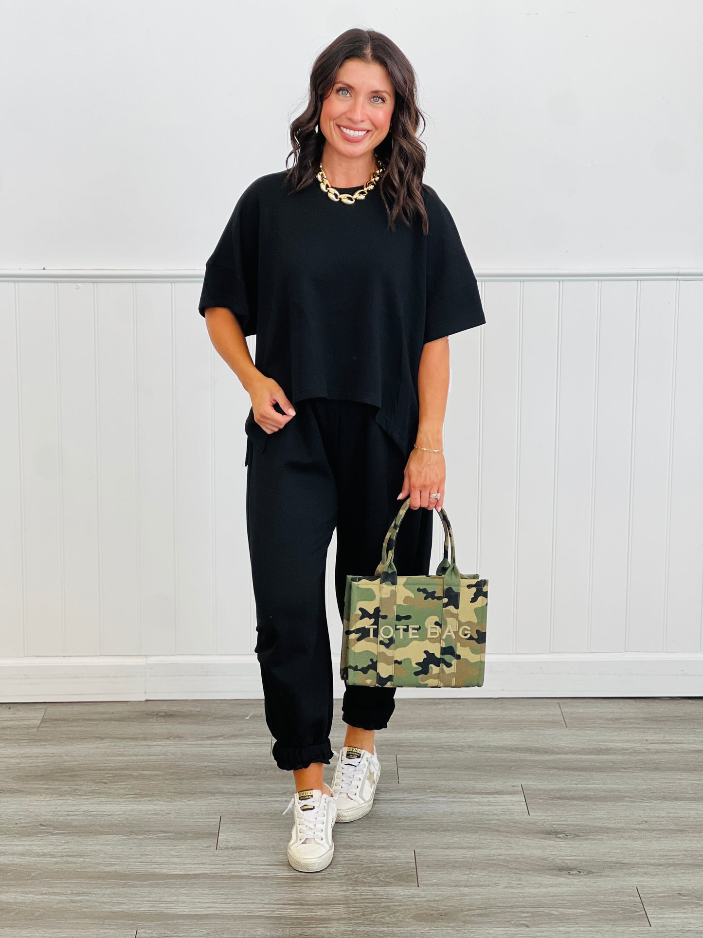 Flowy Top & Pants Set (Reg & Plus)-2 Colors