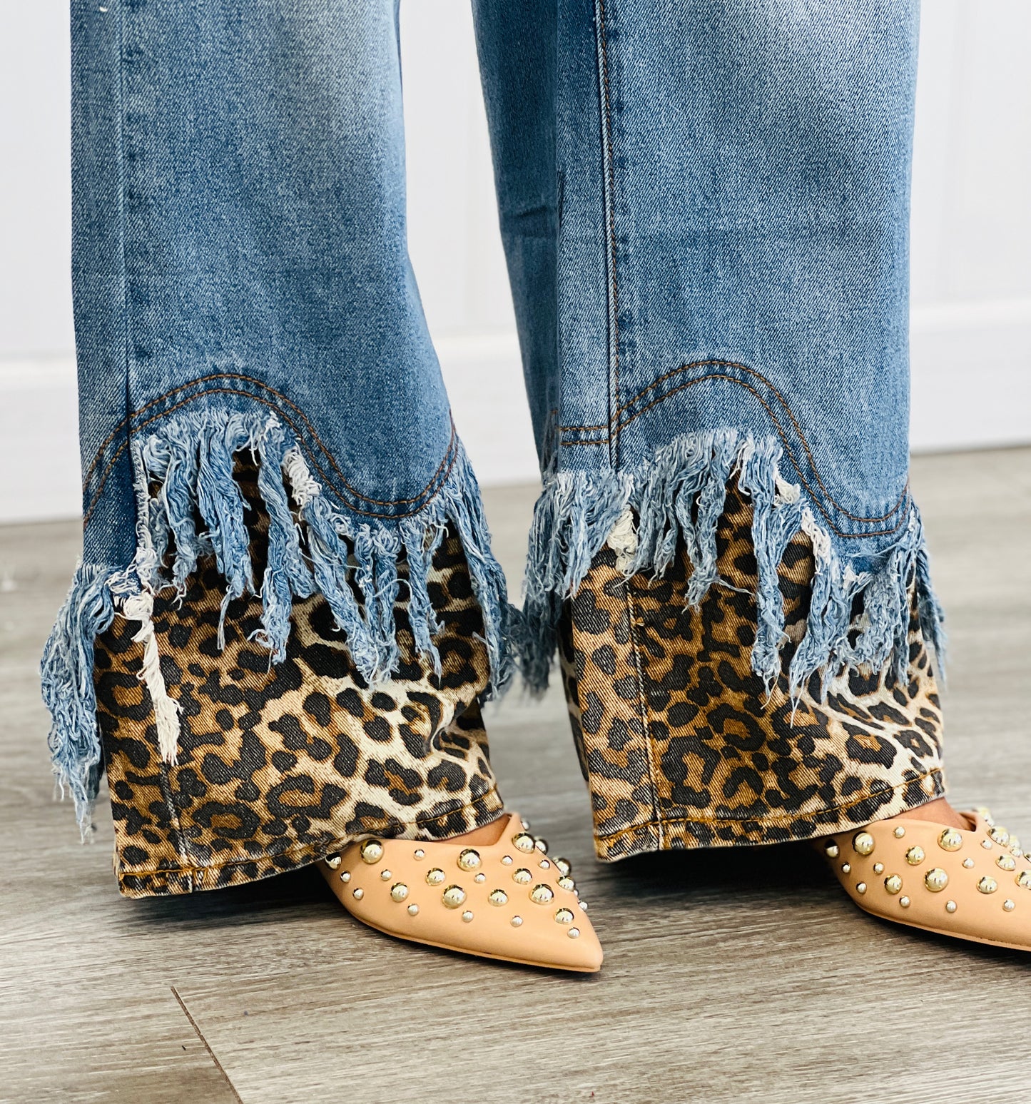 Oli & Hali Washed Denim Double Waist Jeans (Reg.)