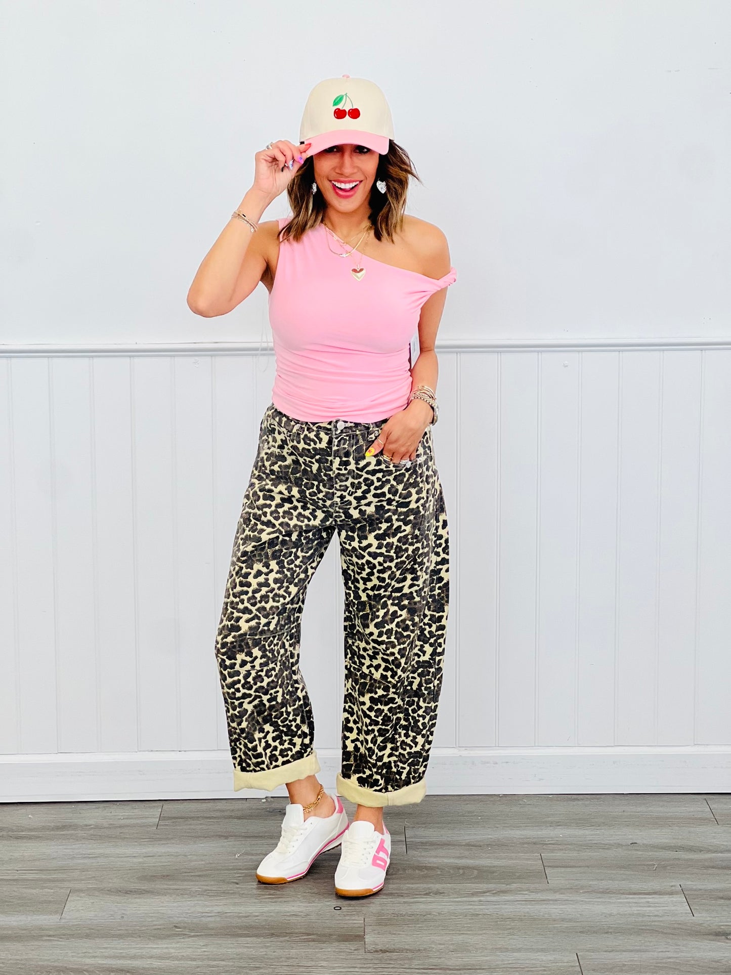 One Shoulder Fitted Top (Reg. & Plus) - 10 Colors