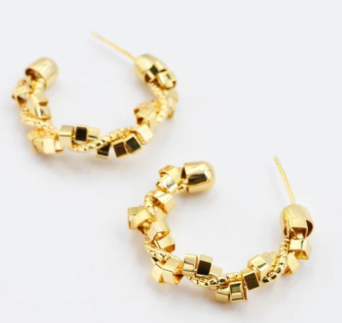 TJ - Twisted Hoop Earrings